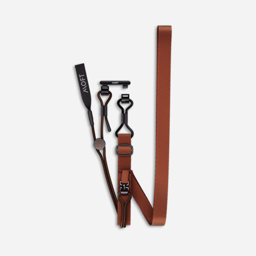 Phone Lanyard For Phones MD018 Sienna Brown Without