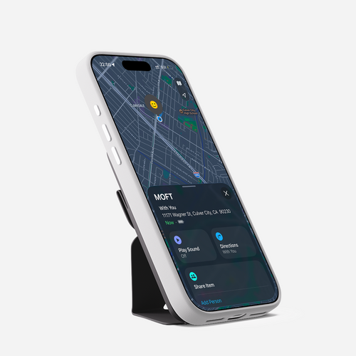 Trackable Snap-on Phone Stand & Wallet