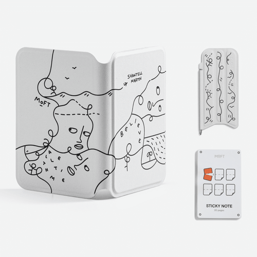 Snap Flow For Phones MC002 MOFT x Shantell Martin Snap Flow Note Pad