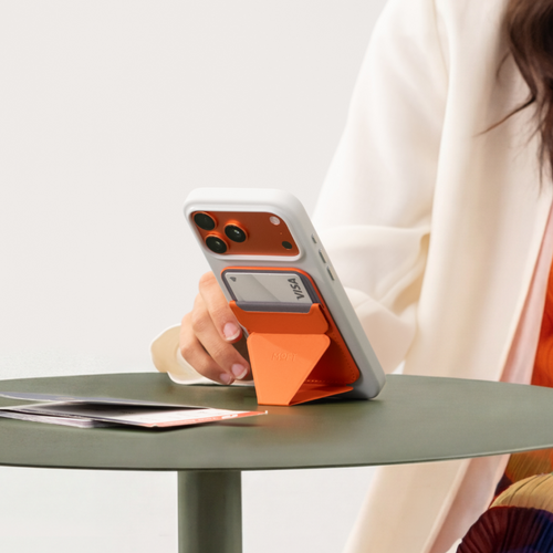 Trackable Snap-on Phone Stand & Wallet