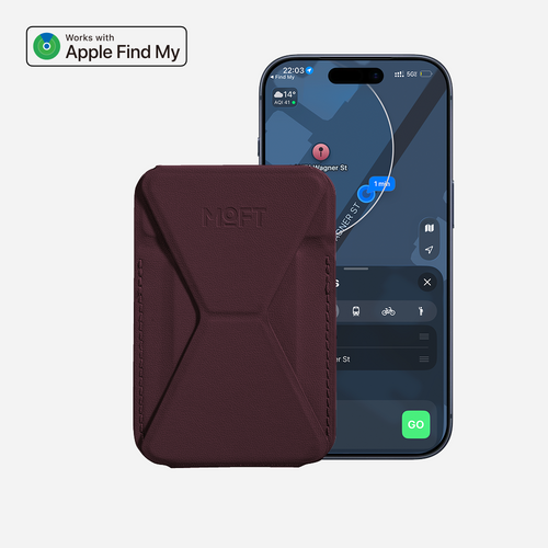 Trackable Snap-on Phone Stand & Wallet