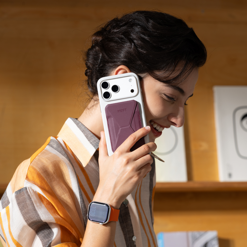 Trackable Snap-on Phone Stand & Wallet