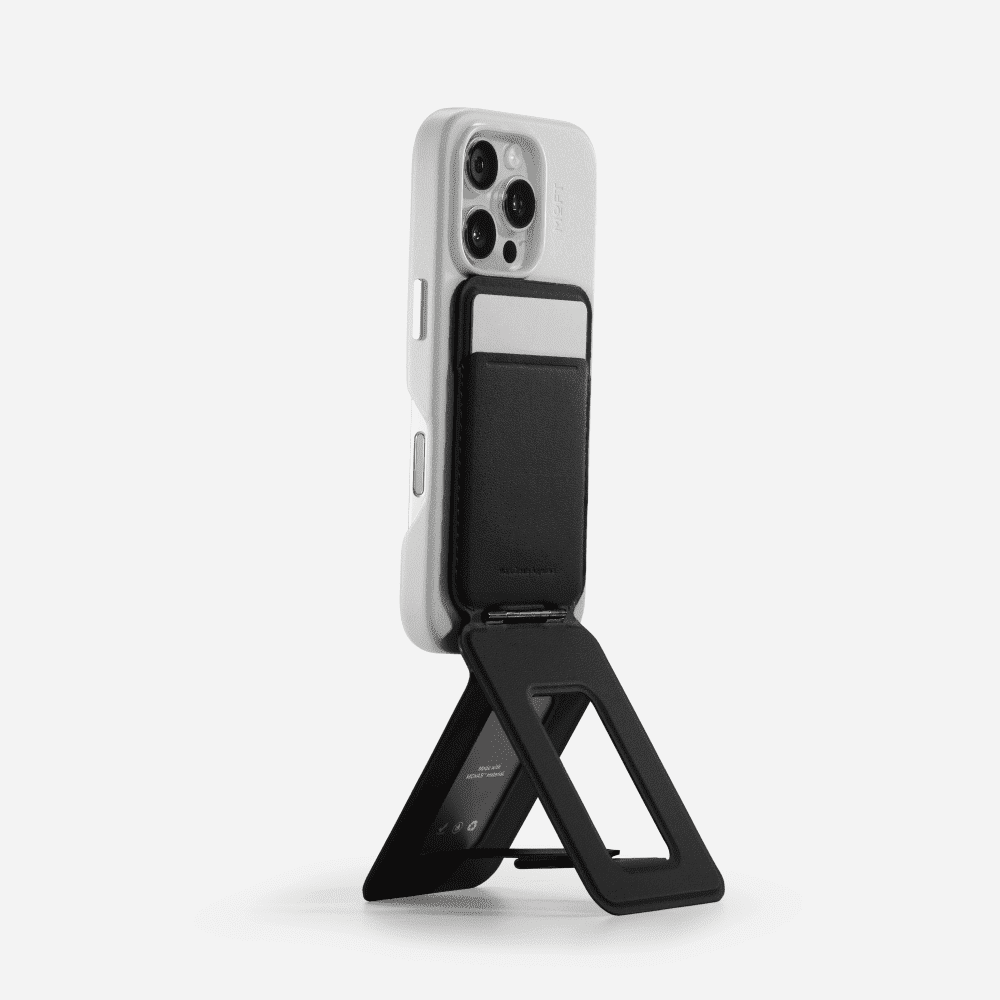 Snap Phone Tripod Stand MOVAS™ - MagSafe Compatible For Phones MS027 Tripod Wallet Jet Black 
