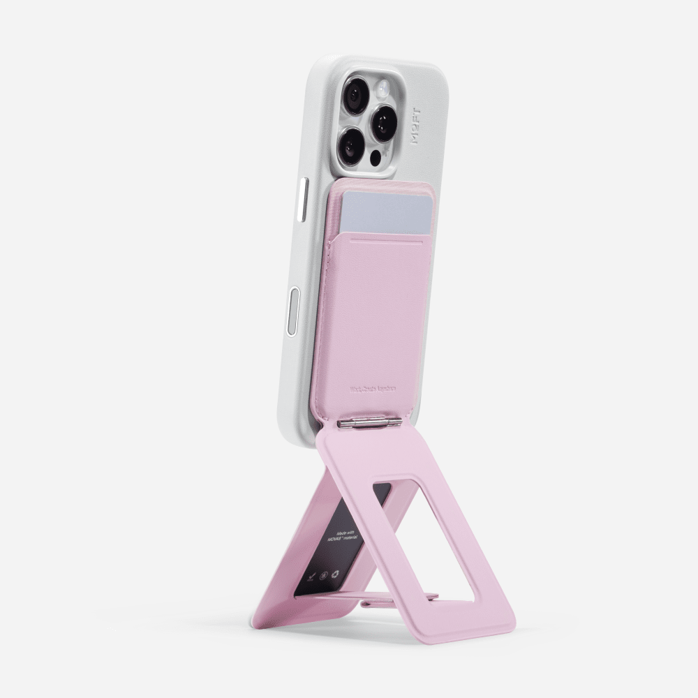 Snap Phone Tripod Wallet MOVAS™ - MagSafe Compatible For Phones MS027W Blush 
