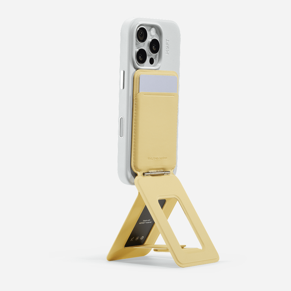 Snap Phone Tripod Wallet MOVAS™ - MagSafe Compatible For Phones MS027W Taupe 
